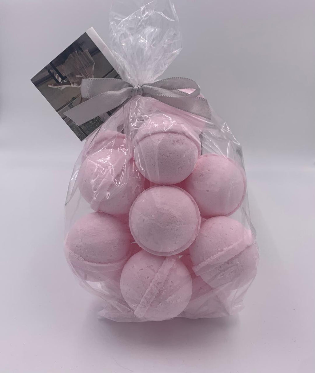 14 pack of 1 oz bath bomb fizzies (U-select fragrance) with shea, mango & cocoa butter, gift bag bath fizzies, relax while you moisturize your skin