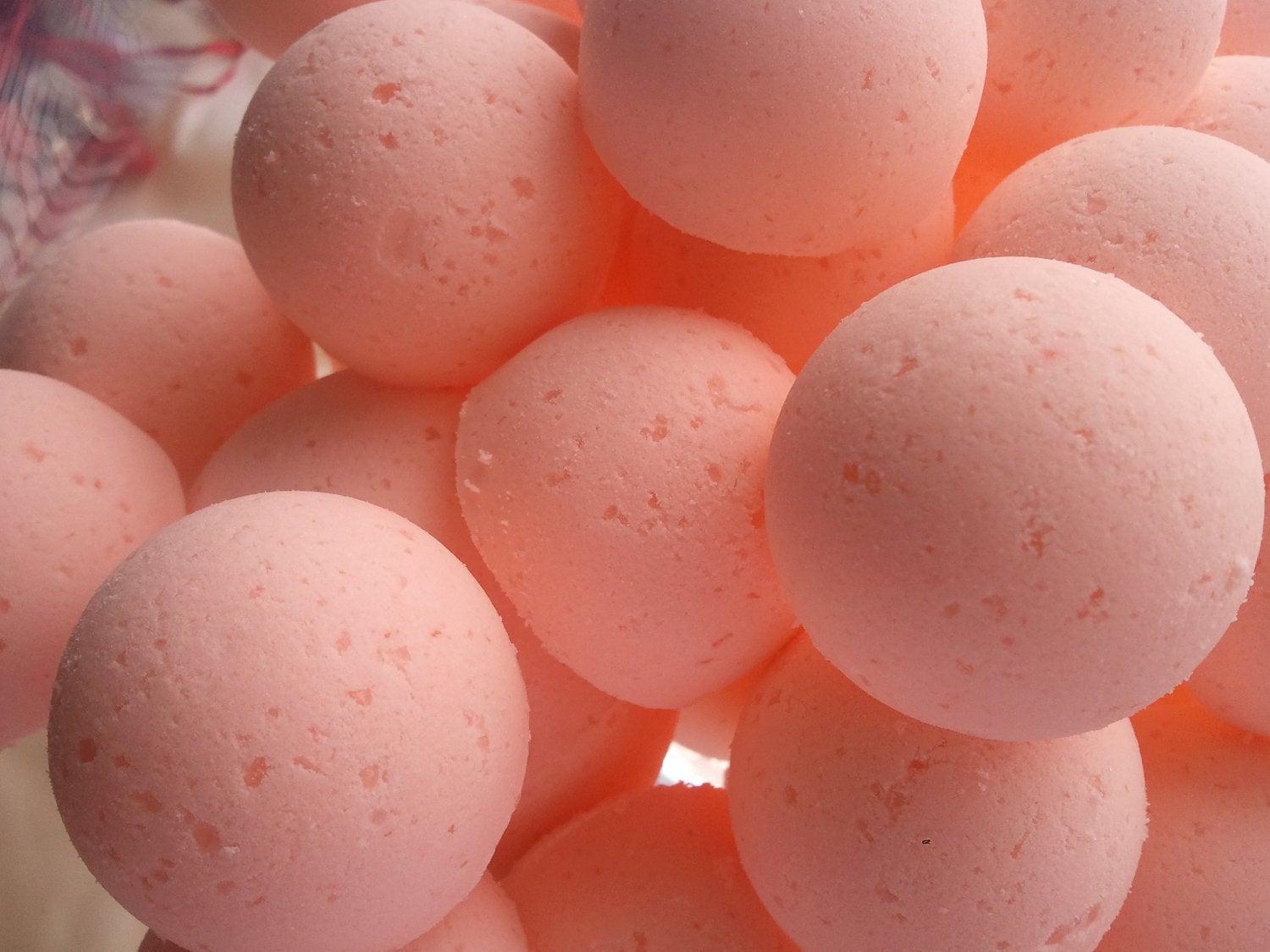 14 bath bombs in Darlin' Clementine gift bag bath fizzies, great for dry skin, shea, cocoa, 7 ultra rich oils